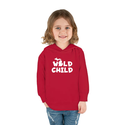 Michigan 'Wild Child' Hoodie (Whimsical Sans Font) | Unisex Toddler