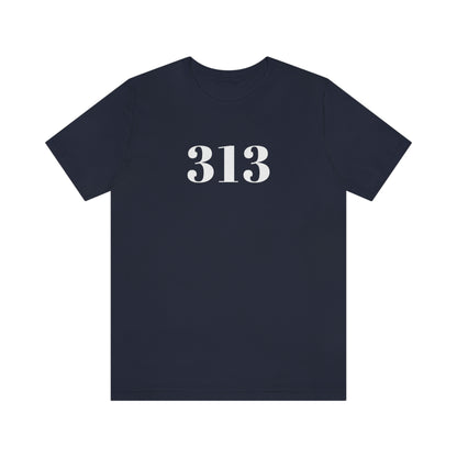 Detroit '313' T-Shirt (Didone Font) | Unisex Standard Fit