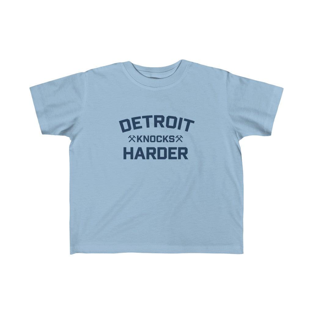 'Detroit Knocks Harder' T-Shirt | Toddler Short Sleeve - Circumspice Michigan