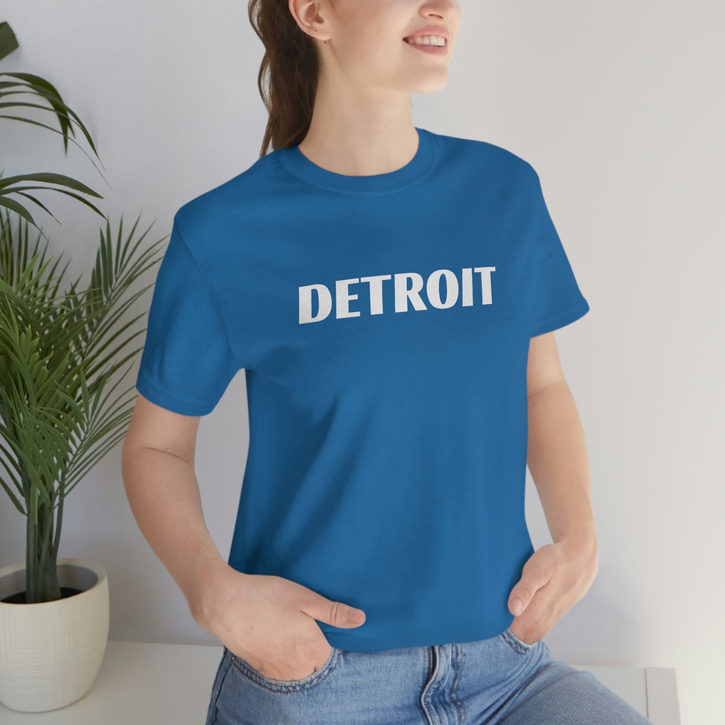 'Detroit' T-Shirt (Racing Font) | Unisex Standard Fit