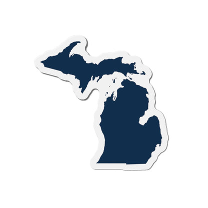 Michigan Outline Kiss-Cut Magnet | Navy Color - Circumspice Michigan