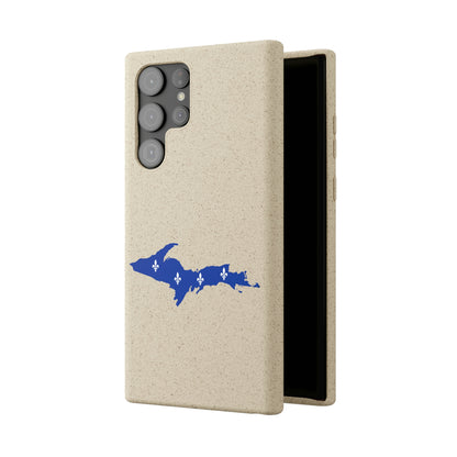 Michigan Upper Peninsula Biodegradable Phone Cases (w/ UP Quebec Flag Outline) | Samsung Android