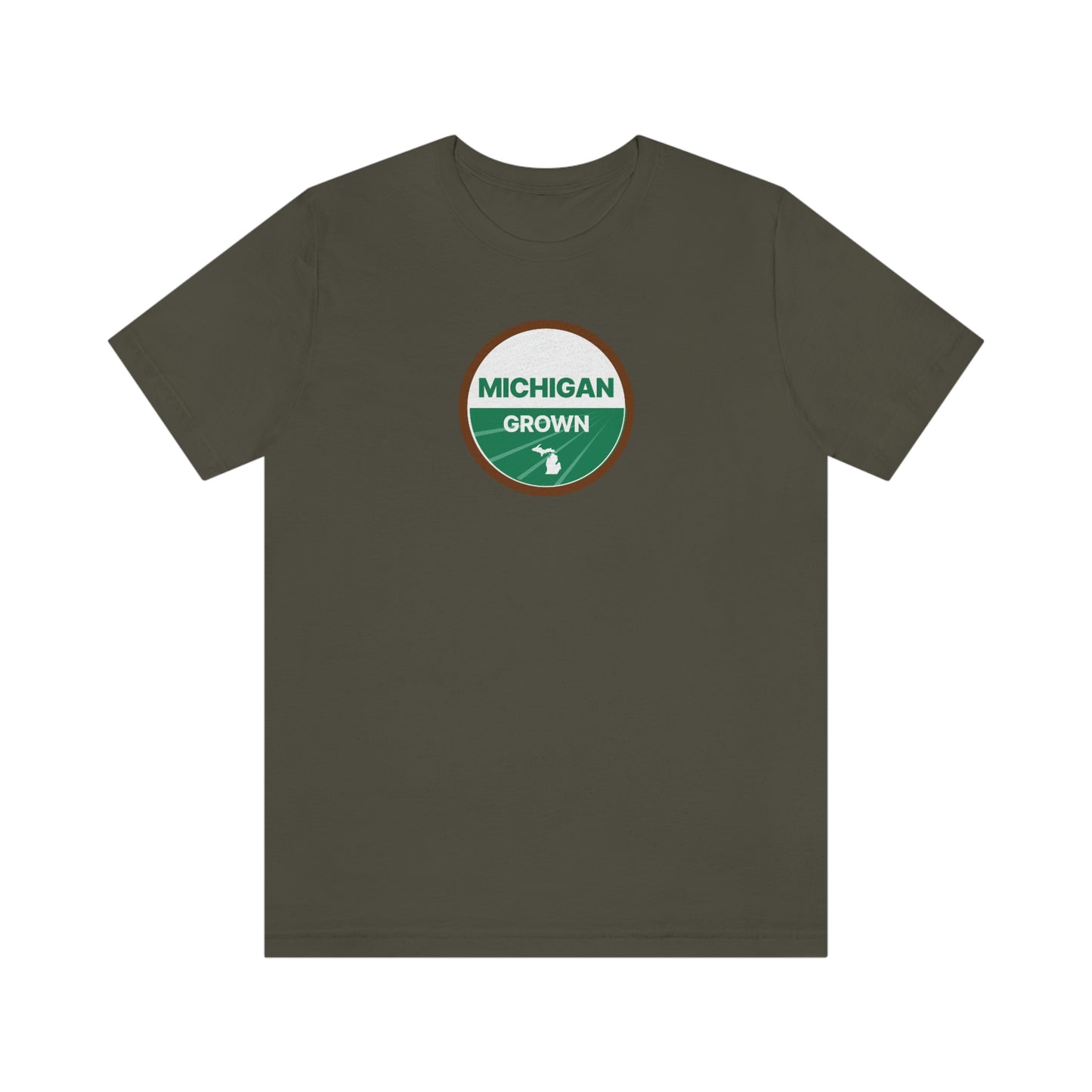 'Michigan Grown' T-Shirt (Agricultural Certification Parody) | Unisex Standard Fit