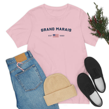 'Grand Marais EST 1882' T-Shirt | Unisex Standard Fit