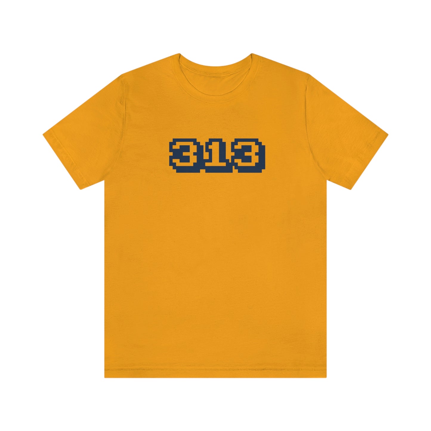 Detroit '313' T-Shirt (Arcade Font) | Unisex Standard Fit