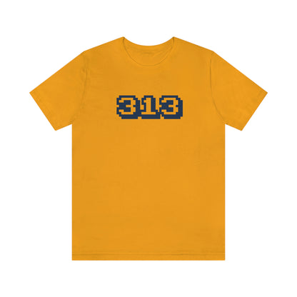 Detroit '313' T-Shirt (Arcade Font) | Unisex Standard Fit