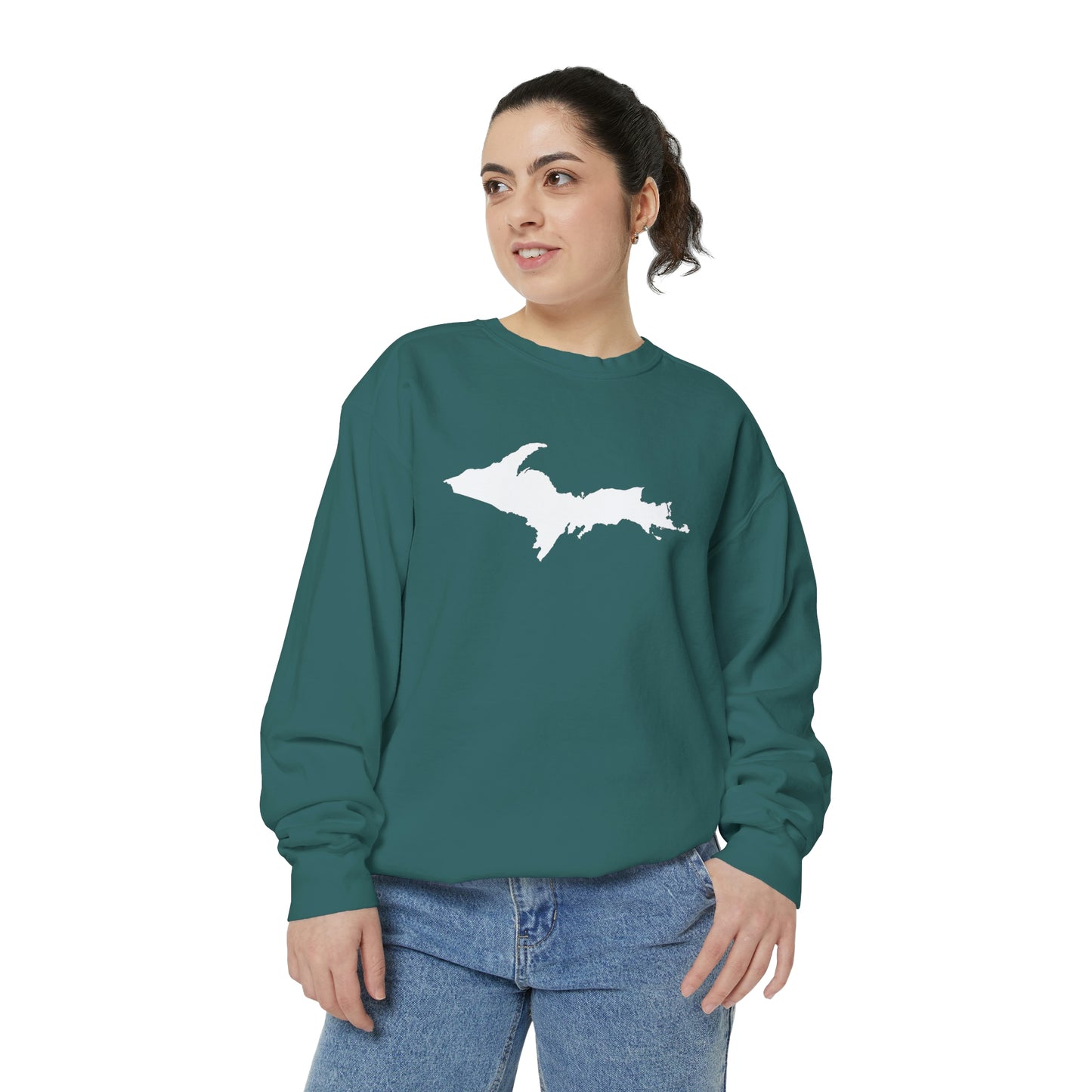 Michigan Upper Peninsula Sweatshirt | Unisex Garment Dyed