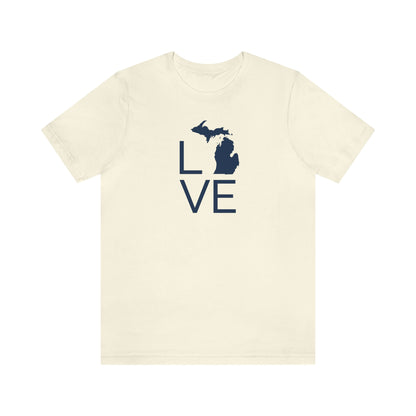 Michigan 'Love' T-Shirt (Thin Sans Font) | Unisex Standard Fit