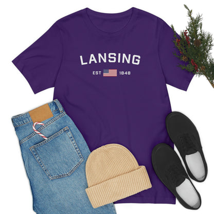 'Lansing EST 1848' T-Shirt | Unisex Standard Fit