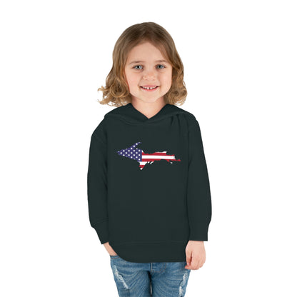 Michigan Upper Peninsula Hoodie (w/ UP USA Flag Outline) | Unisex Toddler