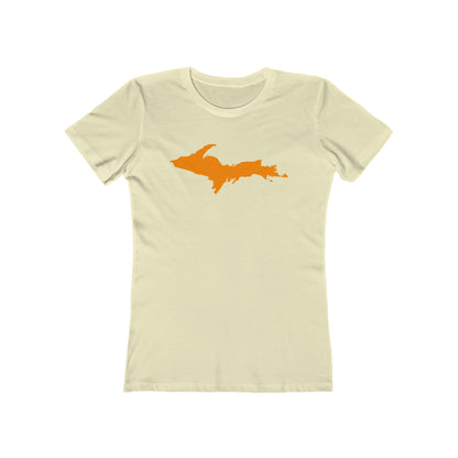 Upper Peninsula T-Shirt (w/ Orange UP Outline) | Women's Boyfriend Cut