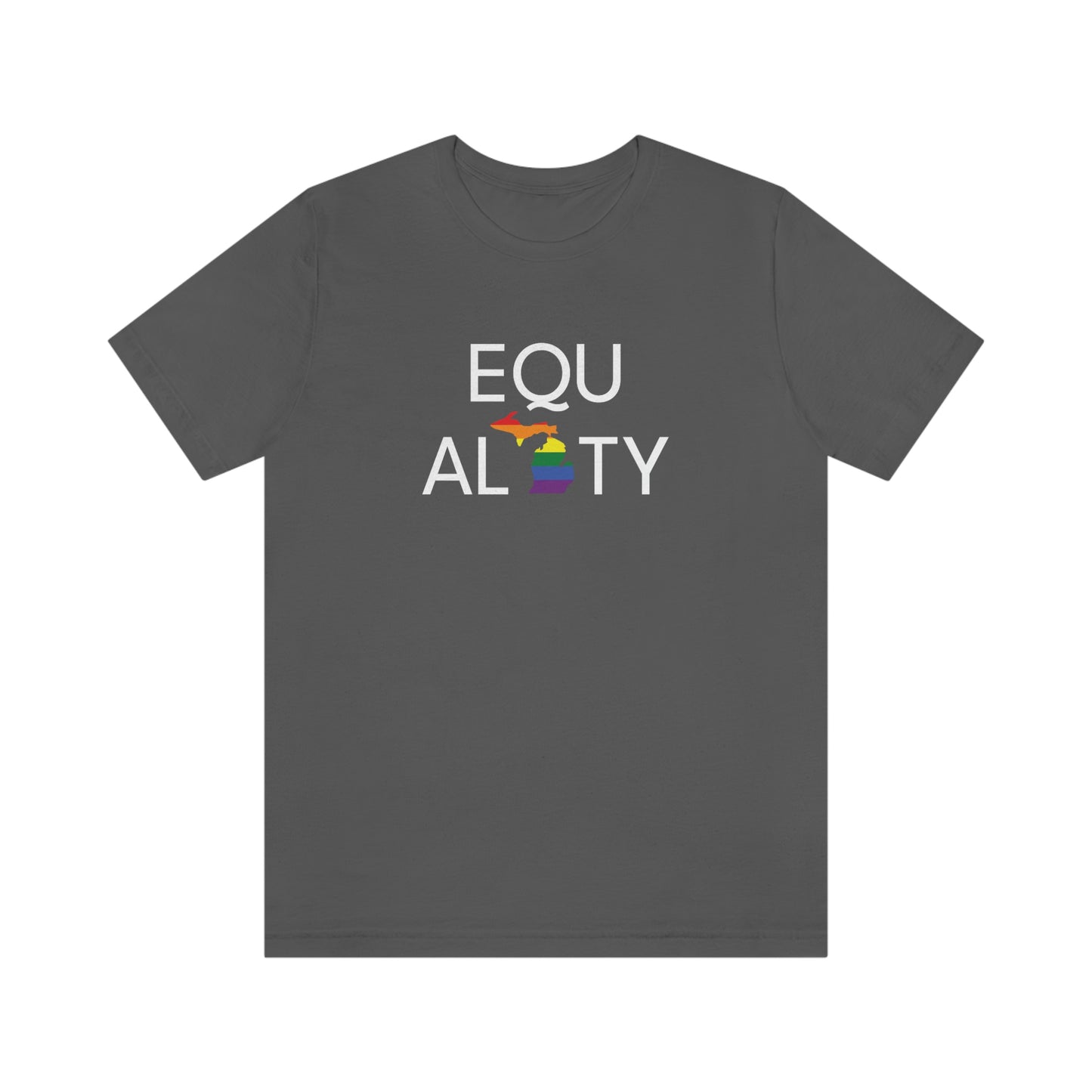 'Equality' Michigan LGBTQ Pride T-Shirt | Unisex Standard Cut