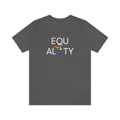 'Equality' Michigan LGBTQ Pride T-Shirt | Unisex Standard Cut