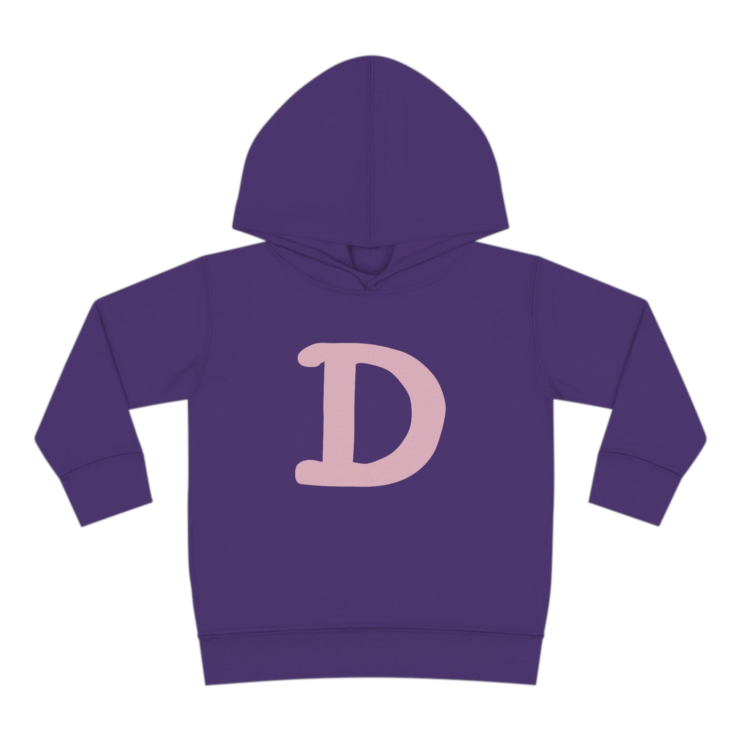 Detroit 'Old French D' Hoodie (Pink Full Body Outline) | Unisex Toddler