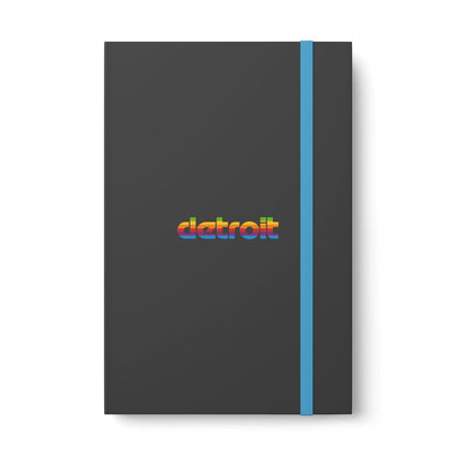 'Detroit' Color Contrast Ruled Journal (1980s Pomaceous Computer Parody) - Circumspice Michigan