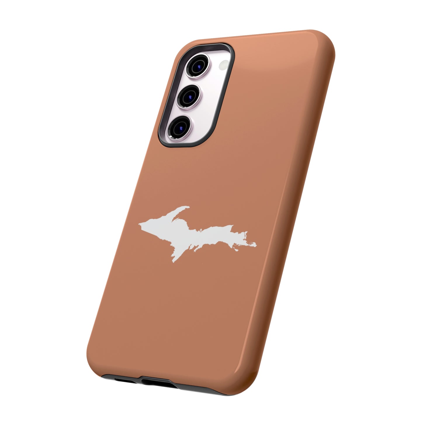 Michigan Upper Peninsula Tough Phone Case (Copper Colored Edition) | Samsung & Pixel Android