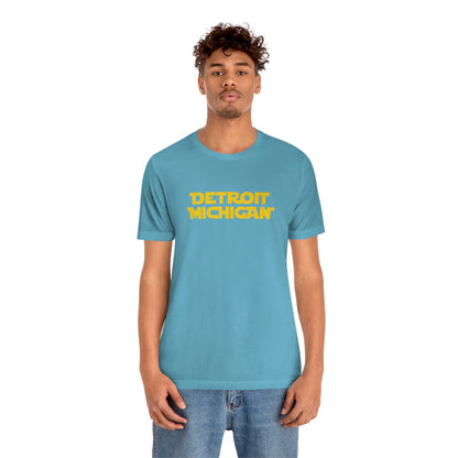 'Detroit Michigan' T-Shirt (1970s Epic Sci-Fi Parody) | Unisex Standard Fit