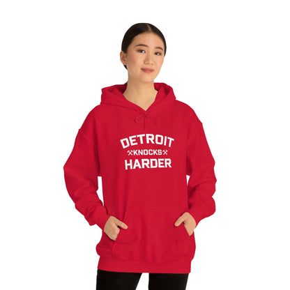 'Detroit Knocks Harder' Hoodie | Unisex Standard