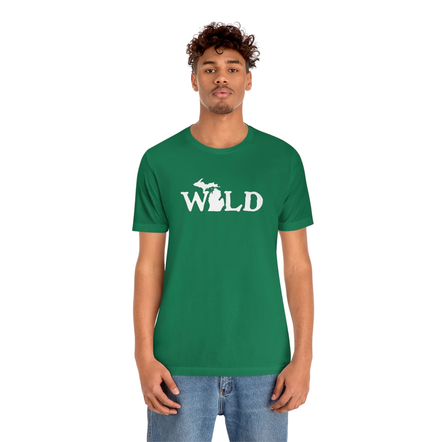 Michigan 'Wild' T-Shirt (Woodcut Font) | Unisex Standard Fit