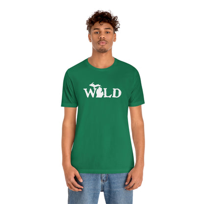 Michigan 'Wild' T-Shirt (Woodcut Font) | Unisex Standard Fit