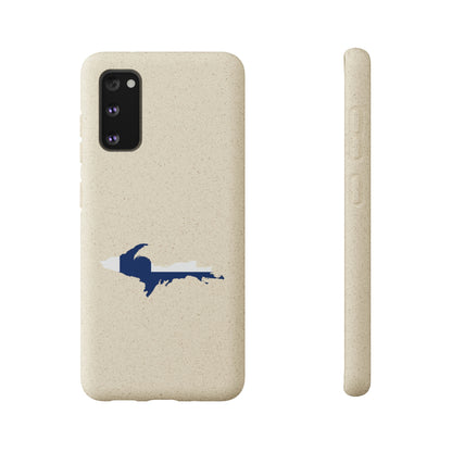 Michigan Upper Peninsula Biodegradable Phone Cases (w/ UP Finland Flag Outline) | Samsung Android