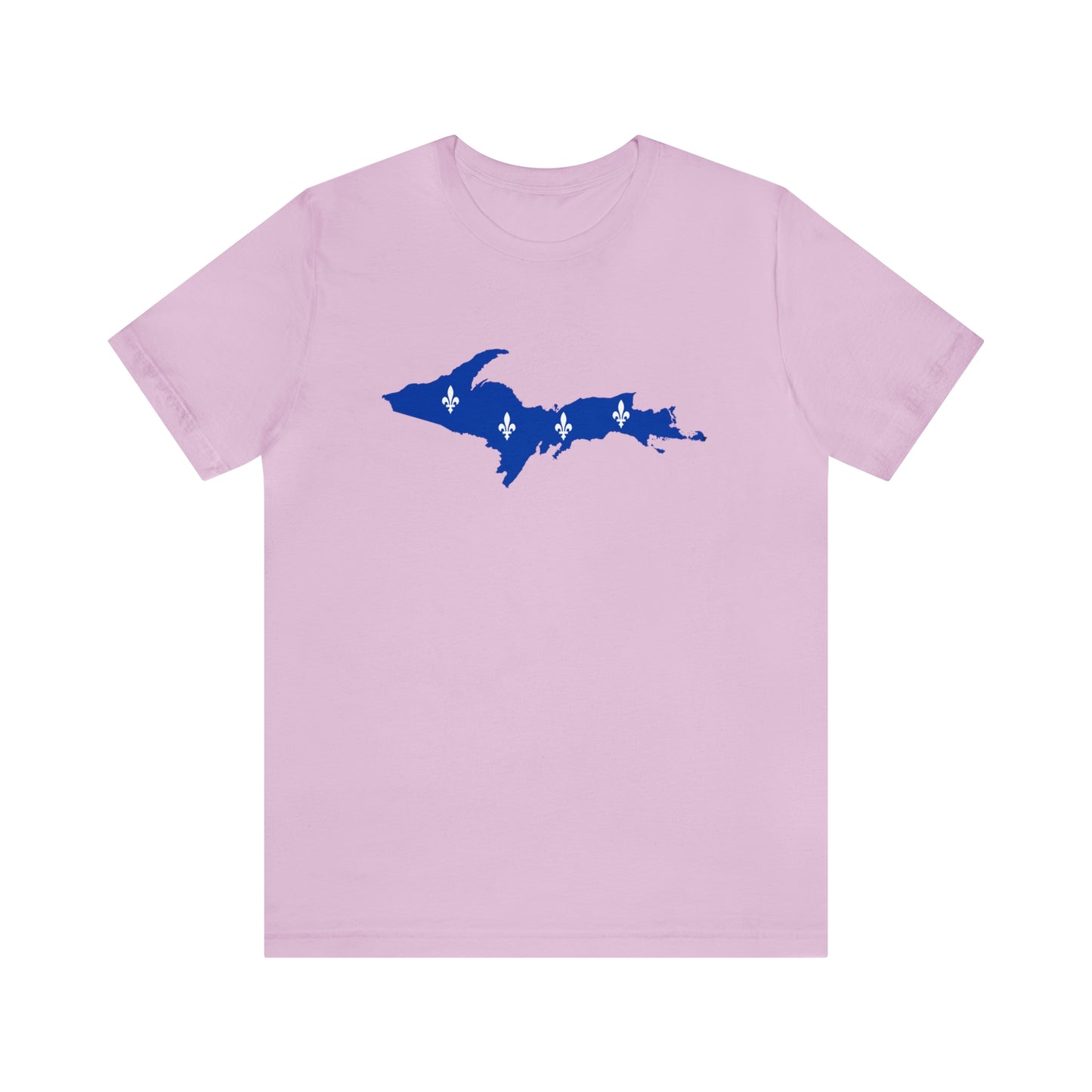 Michigan Upper Peninsula T-Shirt (w/ UP Quebec Flag Outline) | Unisex Standard Fit