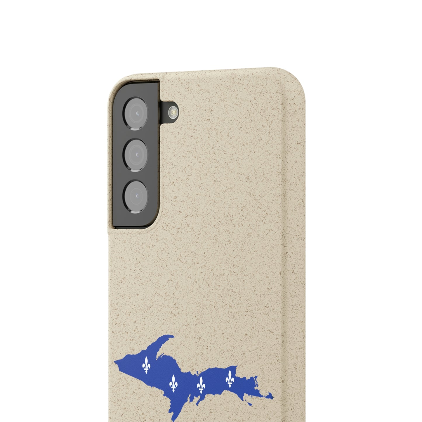 Michigan Upper Peninsula Biodegradable Phone Cases (w/ UP Quebec Flag Outline) | Samsung Android