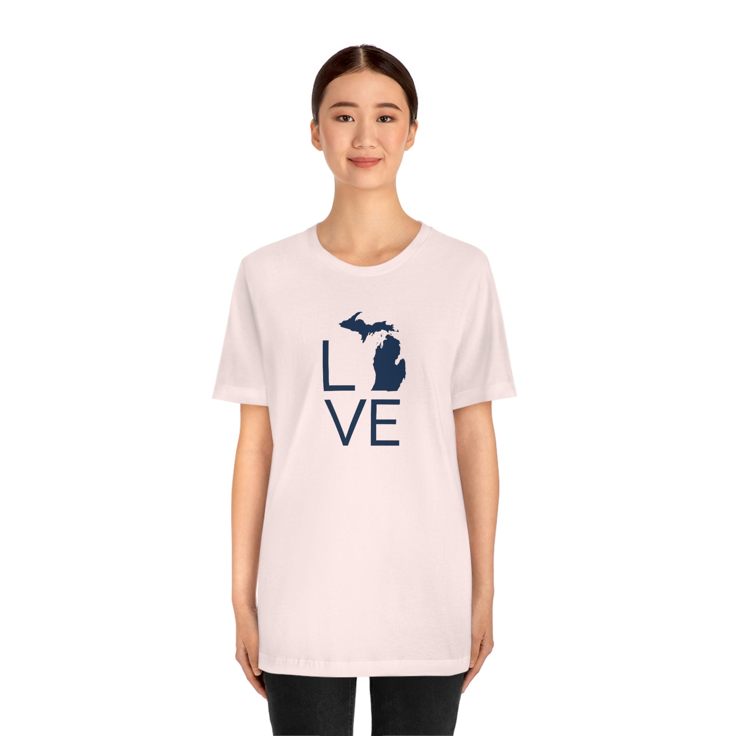 Michigan 'Love' T-Shirt (Thin Sans Font) | Unisex Standard Fit