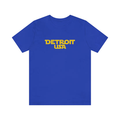 'Detroit USA' T-Shirt (1970s Epic Sci-Fi Parody) | Unisex Standard Fit