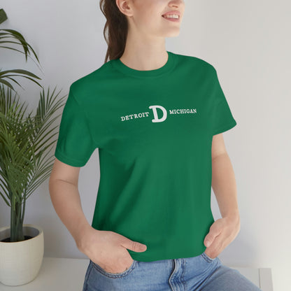 'Detroit Michigan' T-Shirt (w/ Old French D) | Unisex Standard Fit