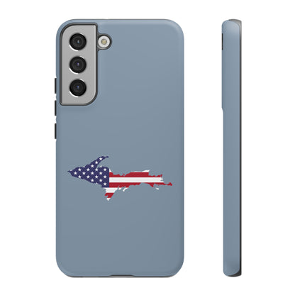 Michigan Upper Peninsula Tough Phone Case (B-24 Liberator w/ UP USA Flag Outline) | Samsung & Pixel Android