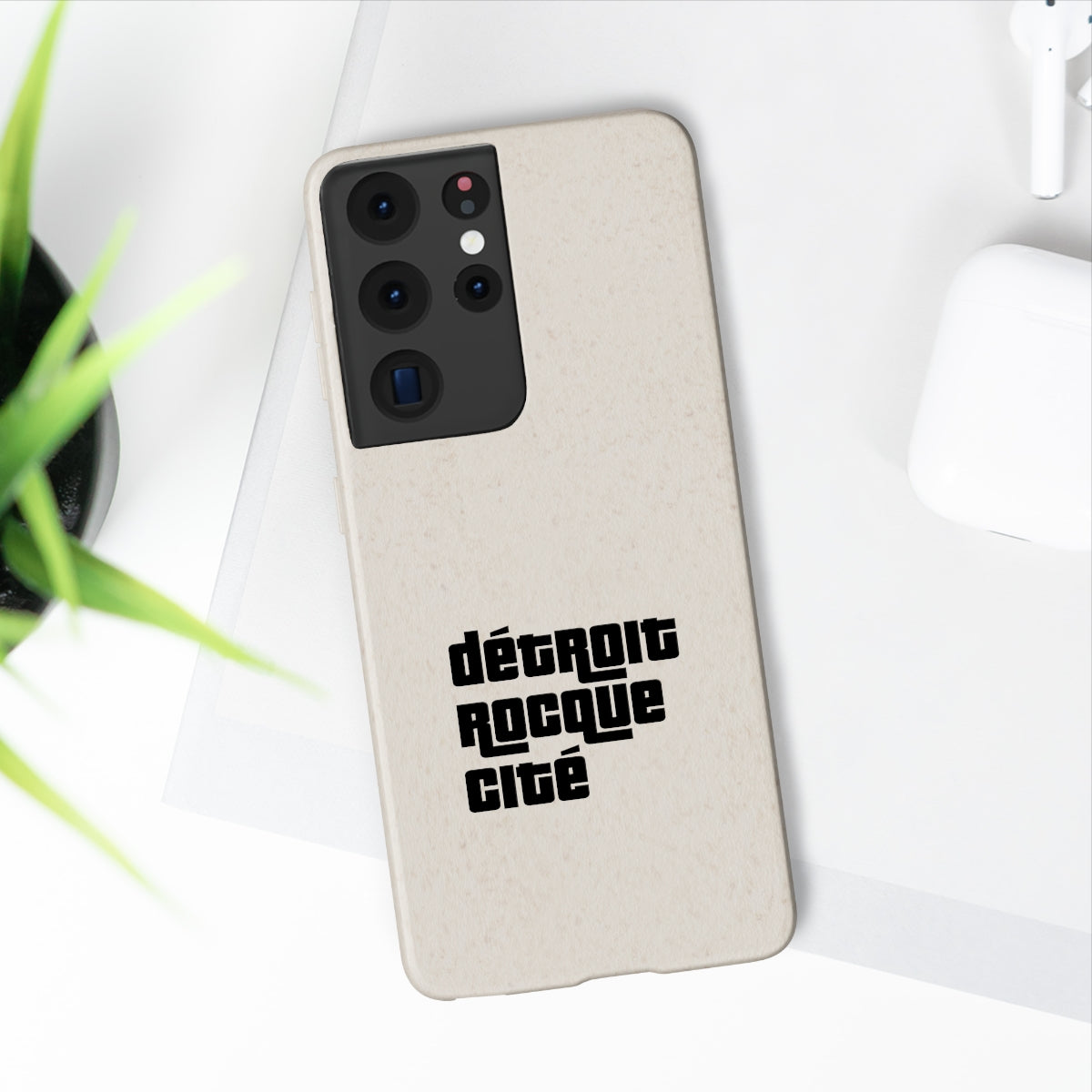 'Détroit Rocque Cité' Phone Cases (1970s Font) | Android & iPhone