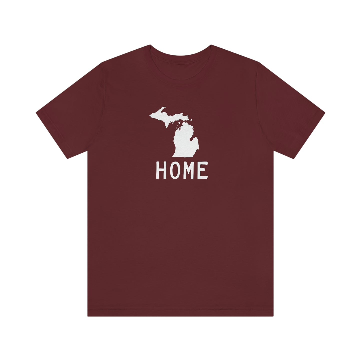 Michigan 'Home' T-Shirt (Licence Plate Font) | Unisex Standard Fit