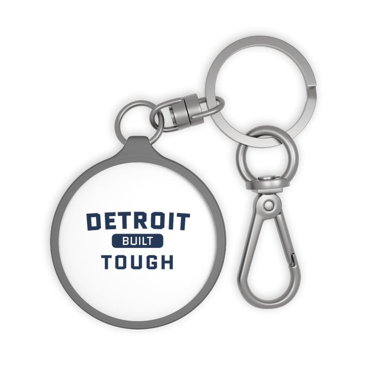 'Built Detroit Tough' Keyring - Circumspice Michigan