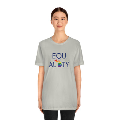 'Equality' Michigan LGBTQ Pride T-Shirt | Unisex Standard Cut