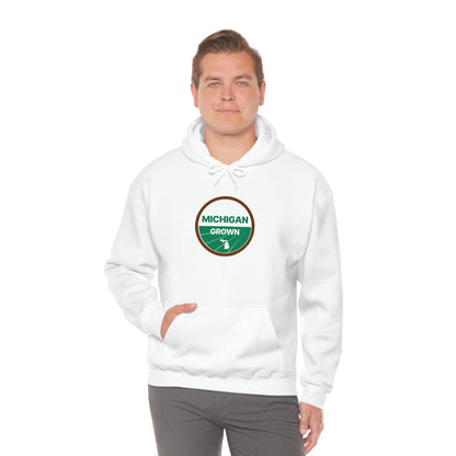 'Michigan Grown' Hoodie (Agricultural Certification Parody) | Unisex Standard