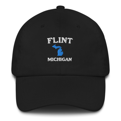 'Flint Michigan' Dad Hat (w/ Michigan Outline)