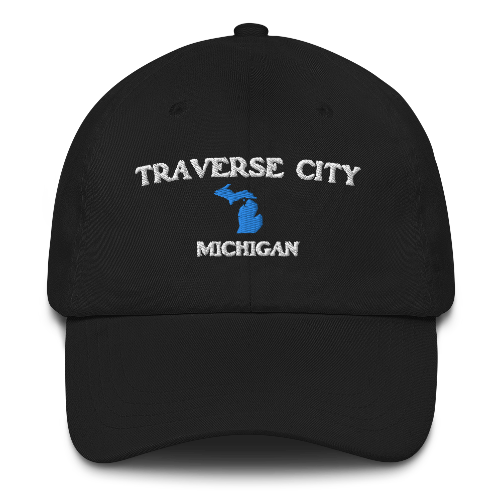 'Traverse City Michigan' Dad Hat (w/ Michigan Outline)