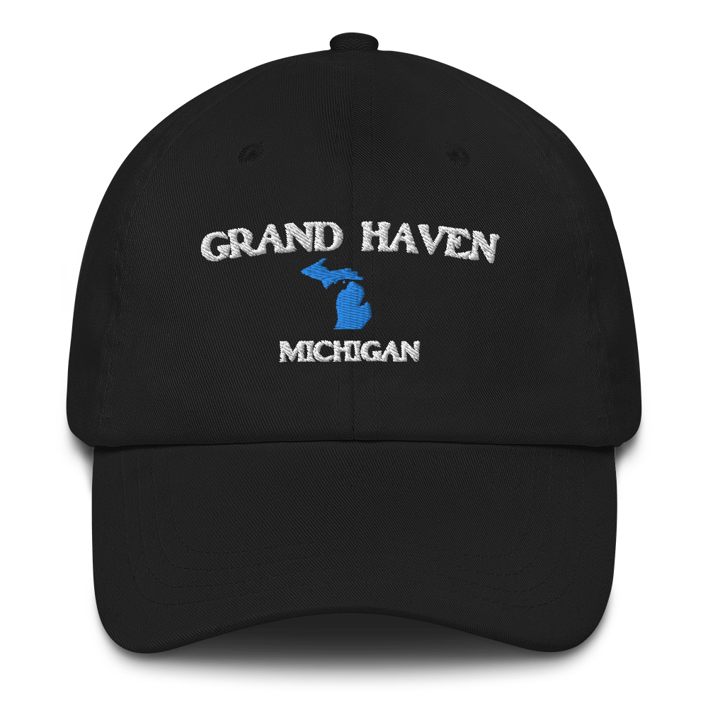 'Grand Haven Michigan' Dad Hat (w/ Michigan Outline)