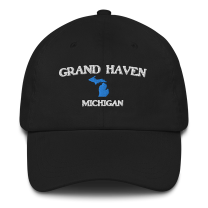 'Grand Haven Michigan' Dad Hat (w/ Michigan Outline)