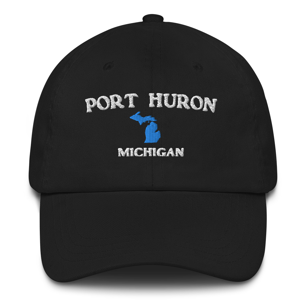 'Port Huron Michigan' Dad Hat (w/ Michigan Outline)