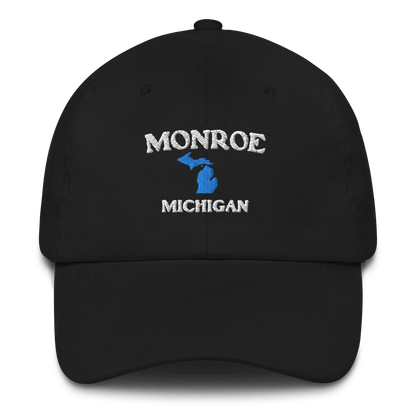 'Monroe Michigan' Dad Hat (w/ Michigan Outline)