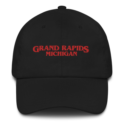 'Grand Rapids Michigan' Dad Hat (1980s Drama Parody)