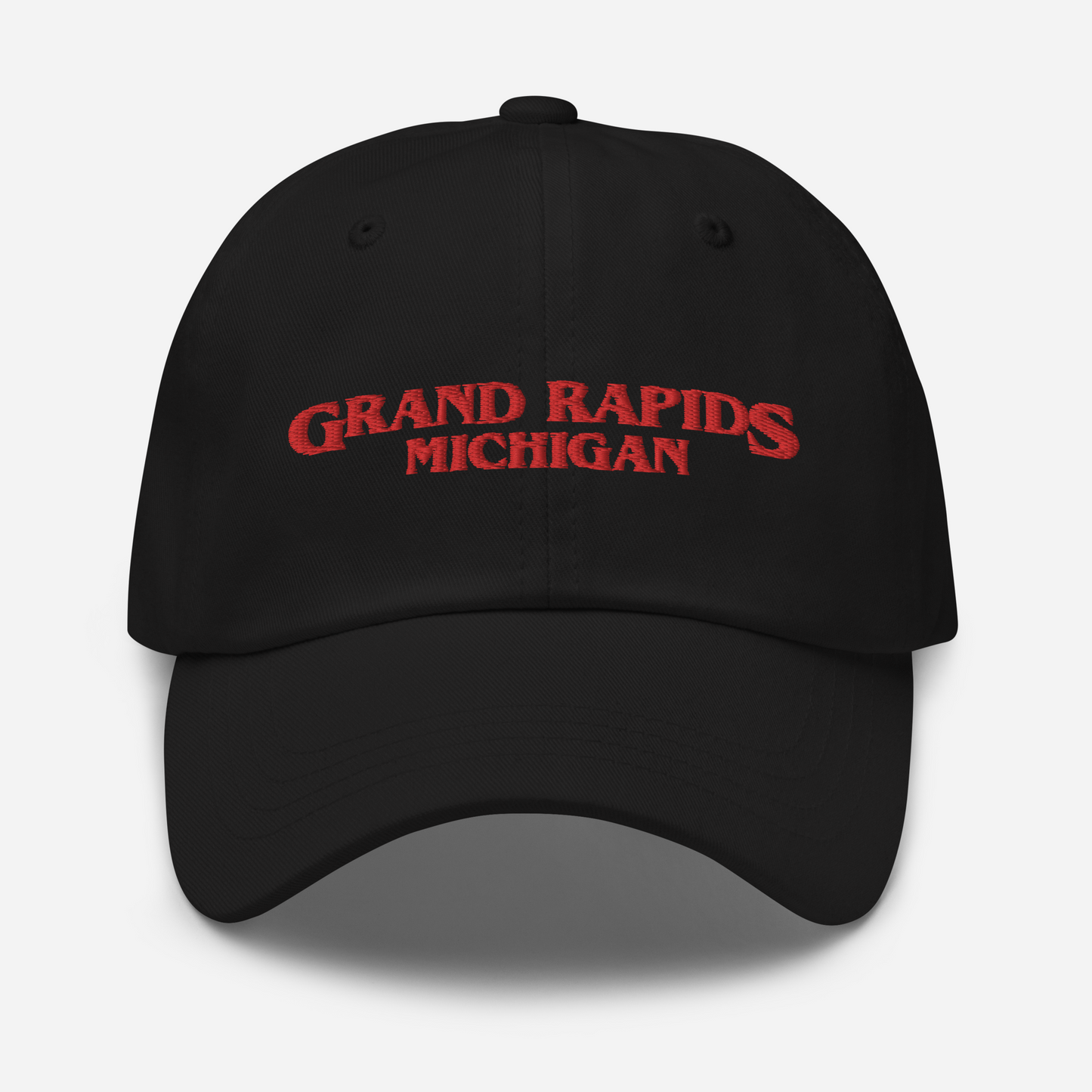 'Grand Rapids Michigan' Dad Hat (1980s Drama Parody)