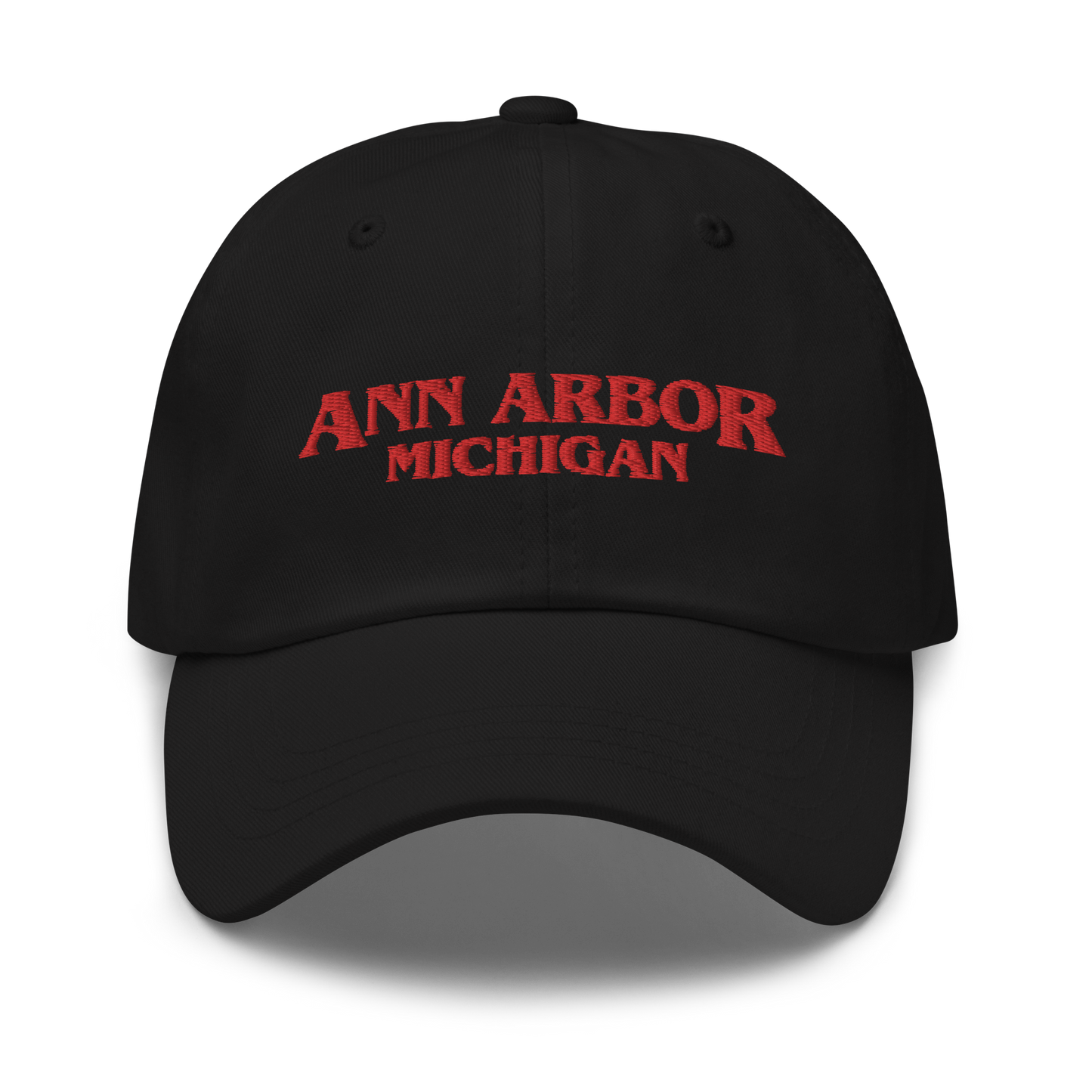 'Ann Arbor Michigan' Dad Hat (1980s Drama Parody)