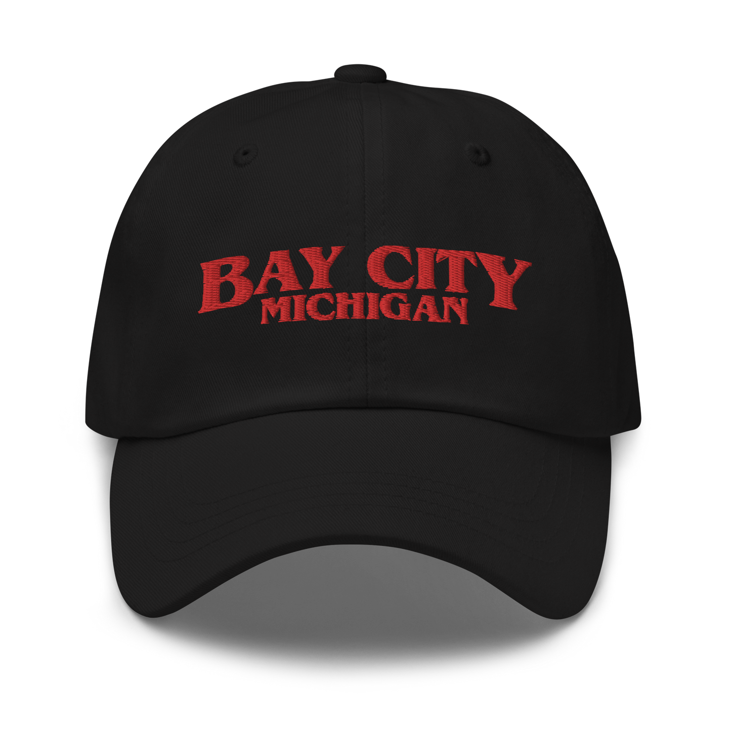 'Bay City Michigan' Dad Hat (1980s Drama Parody)