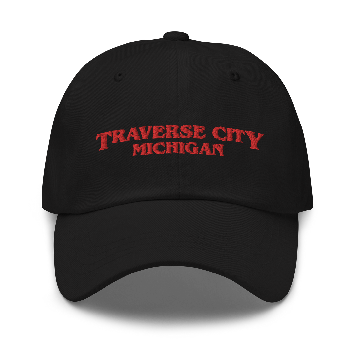 'Traverse City Michigan' Dad Hat (1980s Drama Parody)