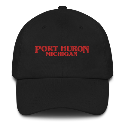 'Port Huron Michigan' Dad Hat (1980s Drama Parody)