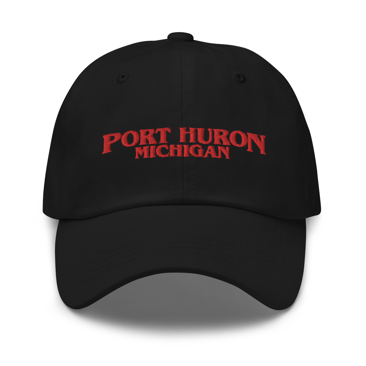 'Port Huron Michigan' Dad Hat (1980s Drama Parody)