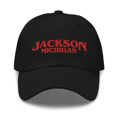 'Jackson Michigan' Dad Hat (1980s Drama Parody)